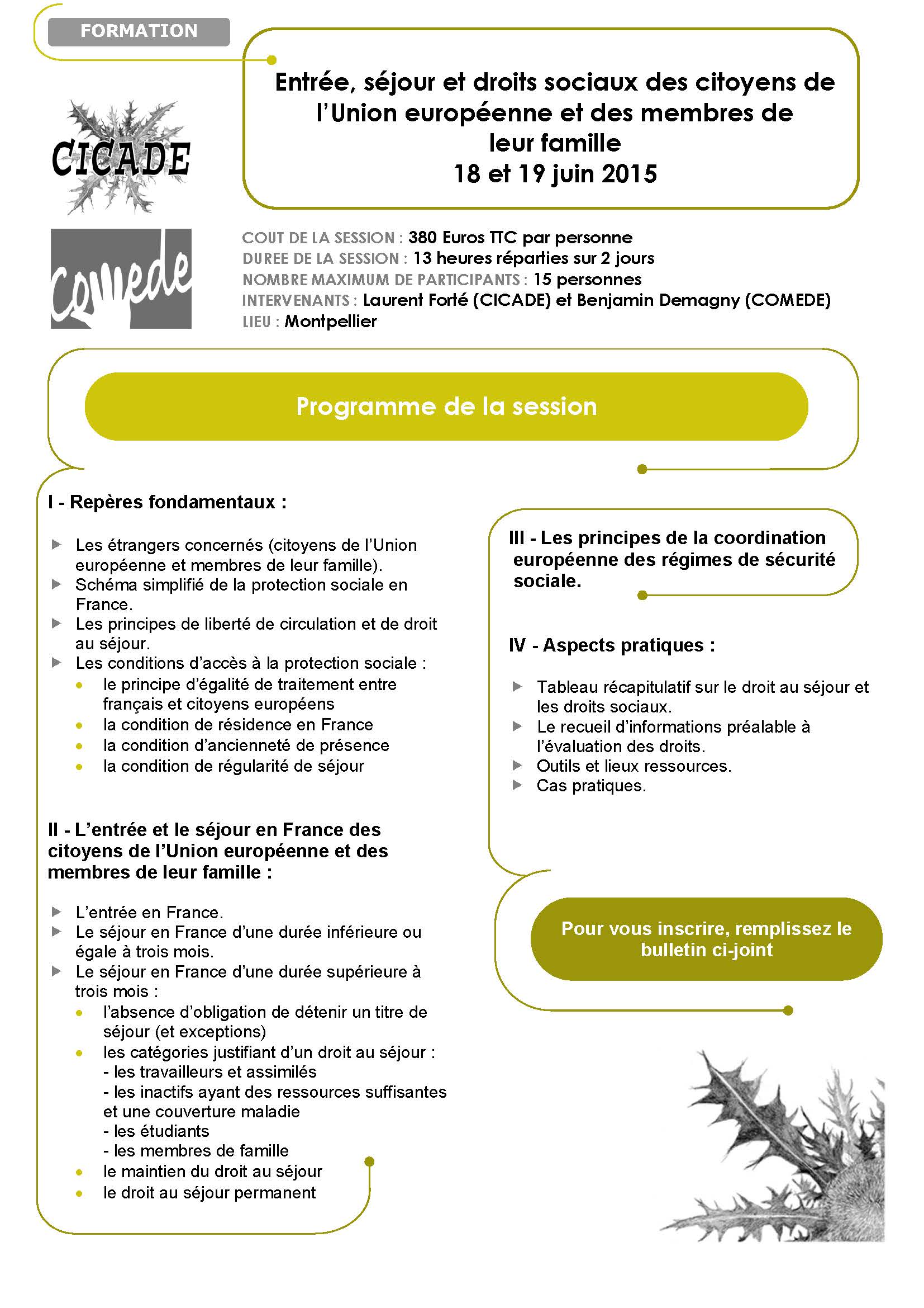 Session Juin 2015